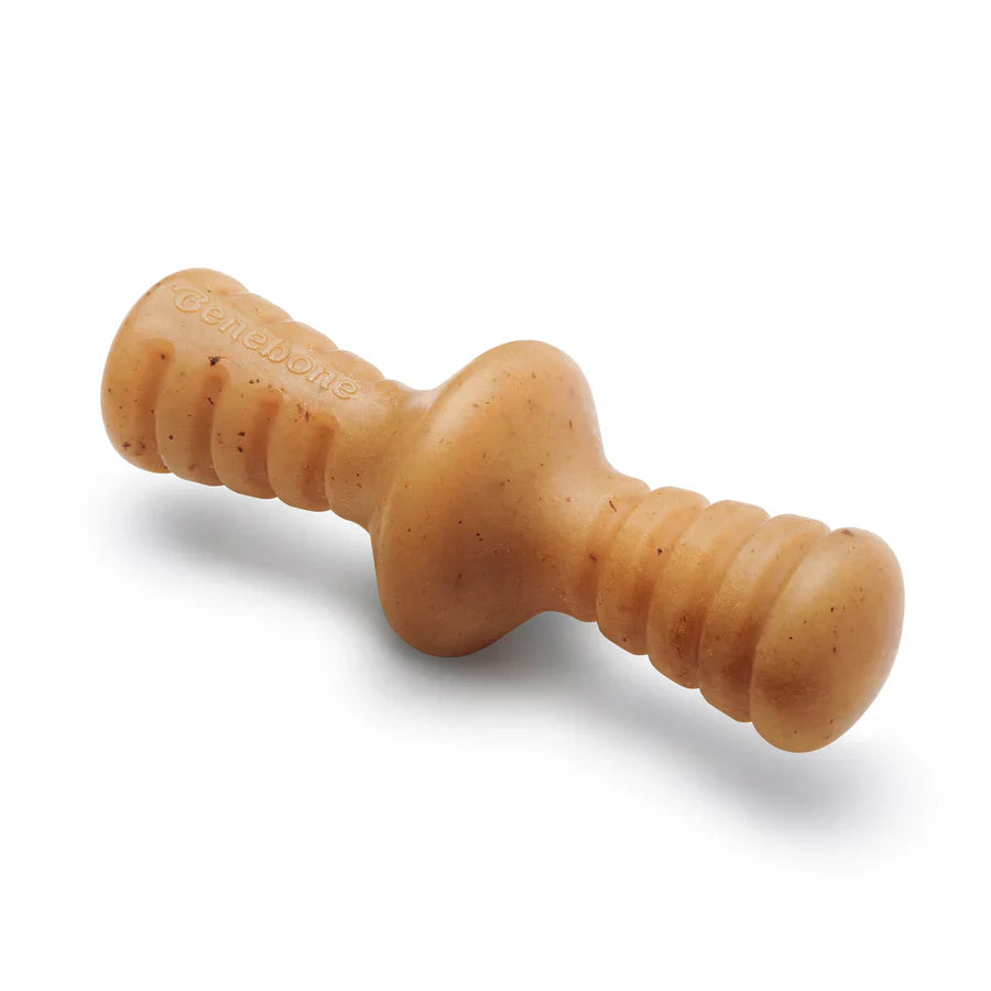 Benebone Bacon Zaggler іграшка міцна для гризіння, зі смаком бекону, курки, арахісового масла для собак