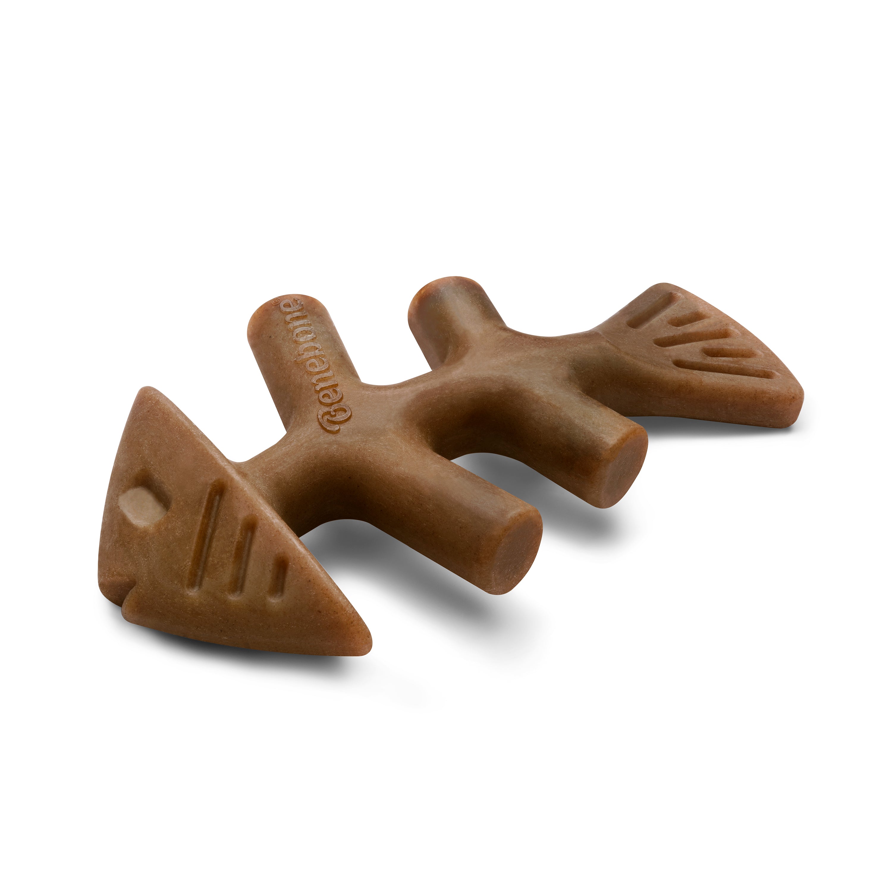 Benebone Fishbone Salmon іграшка міцна для  гризіння Рибна кістка, зі смаком лосося для собак