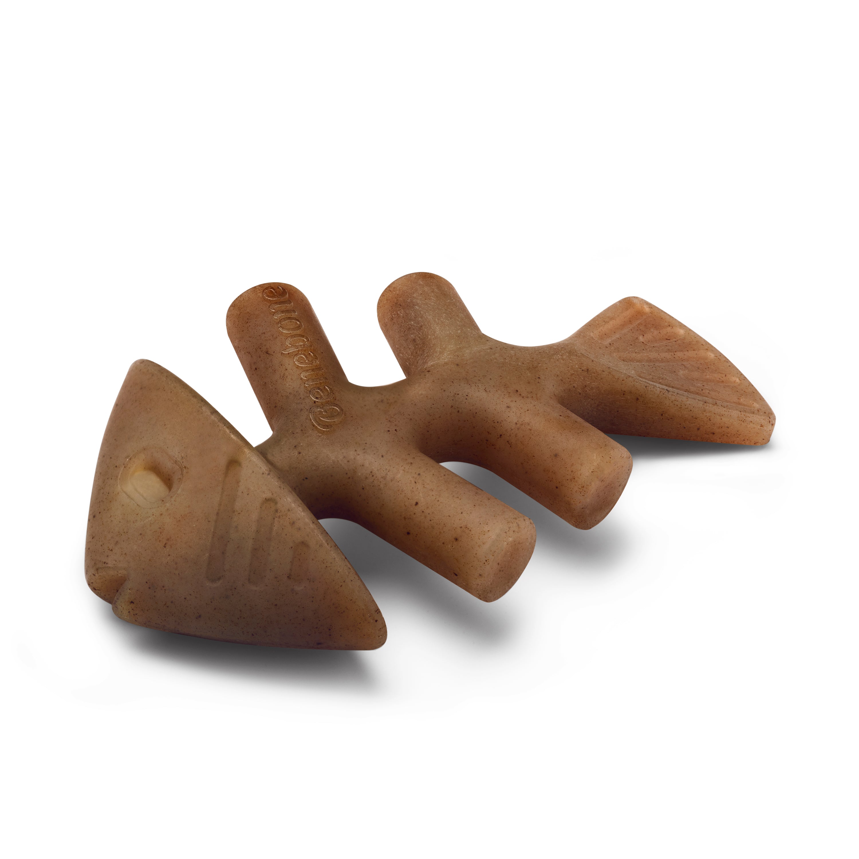 Benebone Fishbone Salmon іграшка міцна для  гризіння Рибна кістка, зі смаком лосося для собак