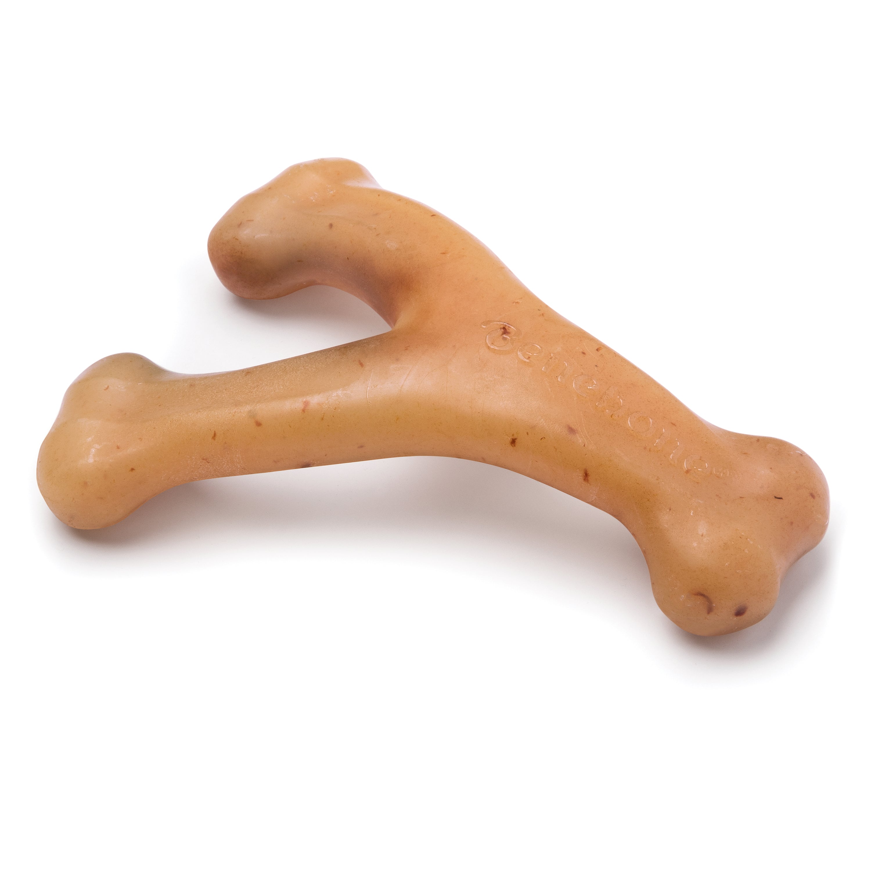 Benebone Wishbone Bacon іграшка міцна для гризіння Важіль, зі смаком бекону, курки, арахісовго масла для собак